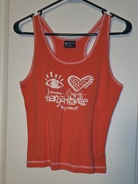 Jimmy Buffets Margaritaville Key West Crop Racer Back Tank XL